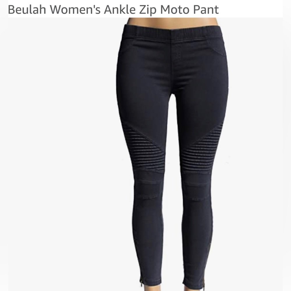 Brand new Beulah moto jean leggings in Midnight blue